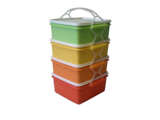 Jídlonosič 4D (4x1,2l) ČTVERCOVÝ