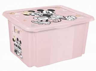 Box 30,0 l MICKEY, sev.růž., 45x35x27cm, plast