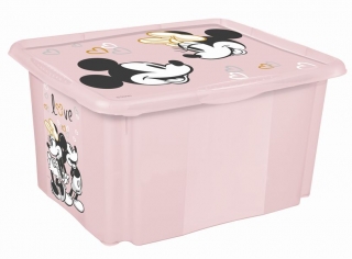 Box 15,0 l MICKEY, sev.růž., 38x28,5x20,5cm, plast