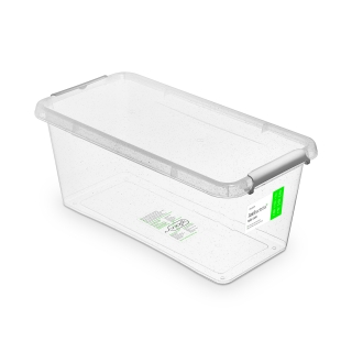 Antibakteriální box 8,0 l 40x20x16,5cm,transp.plast
