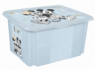 Box 30,0 l MICKEY, kouř.modrý, 45x35x27cm, plast