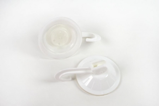 Háček-2ks-d4,5cm s přísavkou, plast