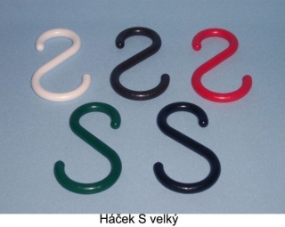 Háček-S-velký plastový