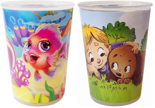 Kelímek 2,5dl potisk IML, dětský, plast