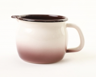 Hrnek d10 (0,8l) s výl. CAPUCCINO, smalt