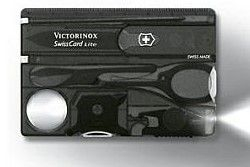 Soupr. 10-funkcí Swiss Card Lite Transl.černý, kapesní, Victorinox